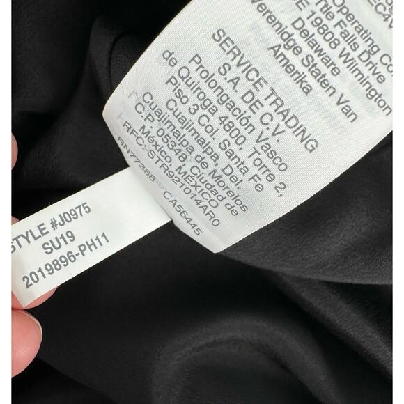 J.Crew J. Crew Lace-up Front‎ Structured Linen Mini Dress Black Size 14 - Picture 6 of 8